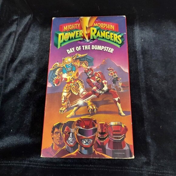 Lot of 2 Power Rangers VHS Tapes Day of the Dumpster & High Five Vintage - Picture 5 of 10